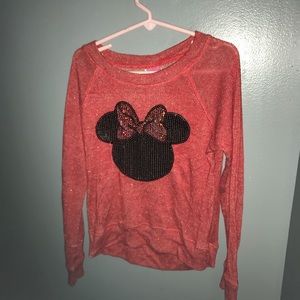 Sequin Minnie Mouse sweater